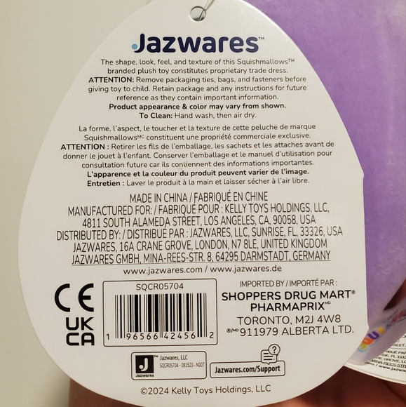 Elle, The Penguin, 5" Canadian Tag Squishmallows - Picture 8 of 8